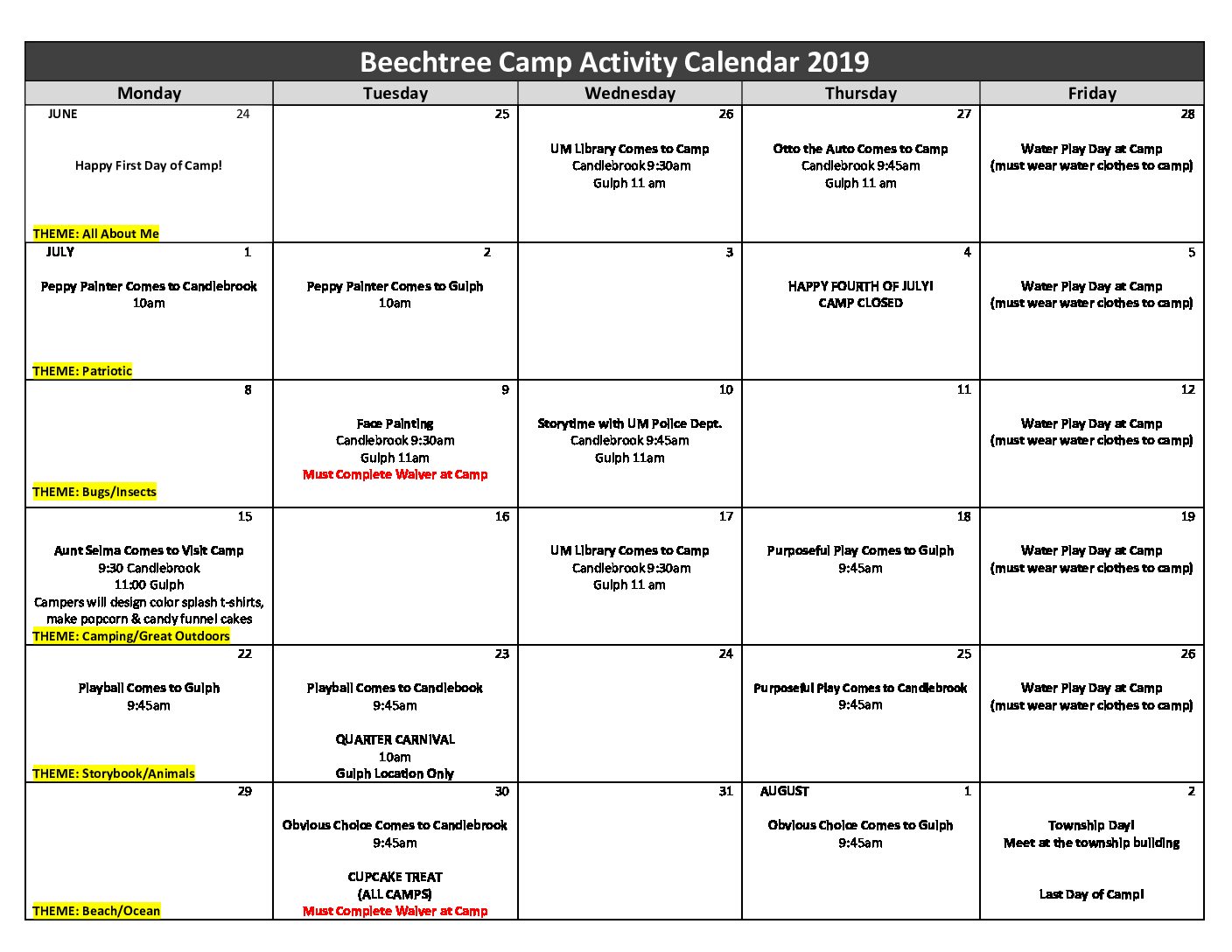 2019BeechtreeCalendar Upper Merion Township