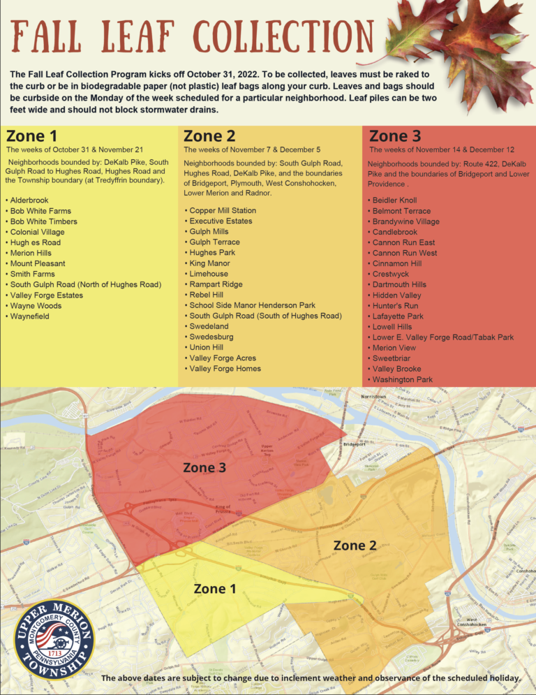 The 2022 Fall Leaf Collection Program kicks off October 31 – Upper