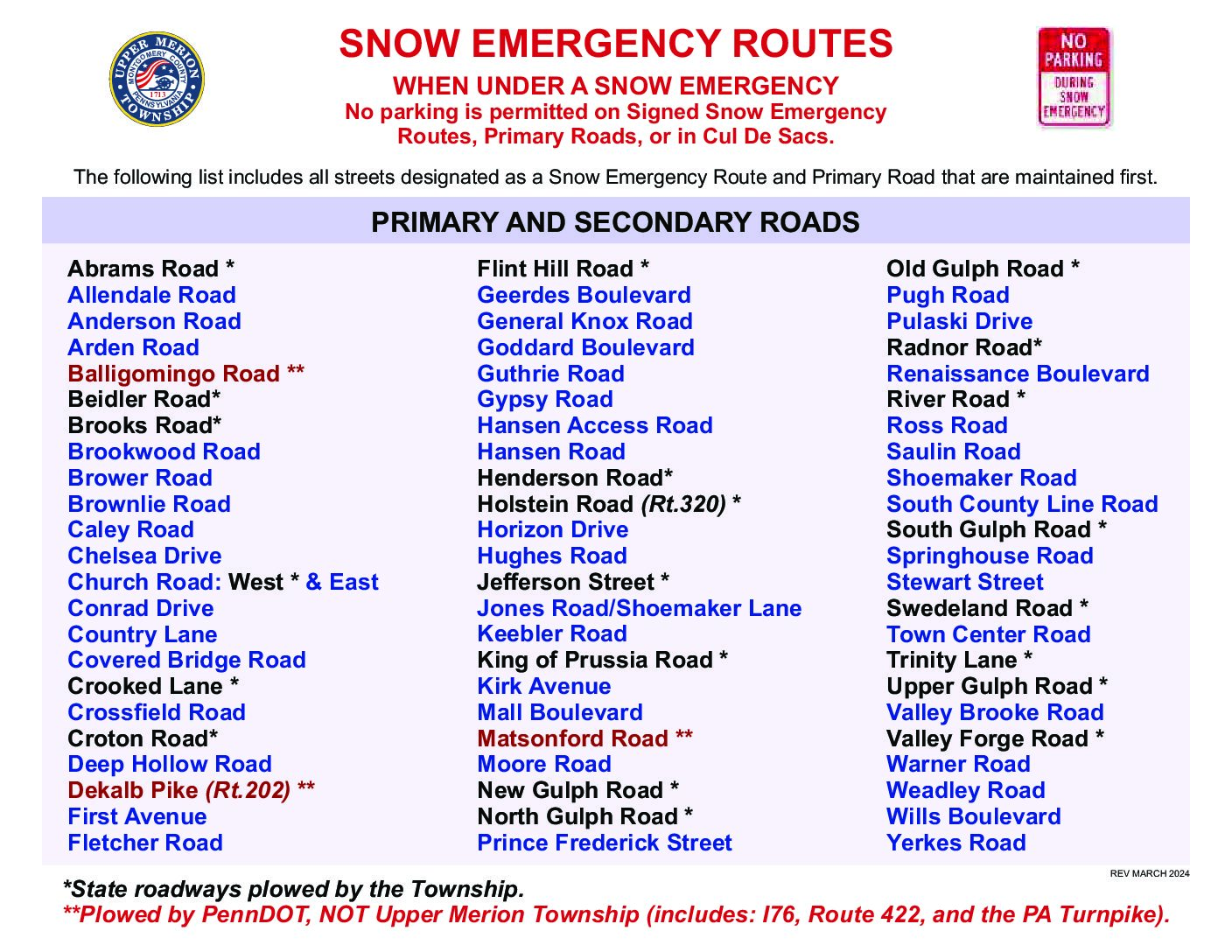 Snow Emergency Routes REV March 2024 Upper Merion Township   Snow Emergency Routes REV March 2024 Pdf 